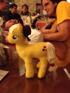 Applejack as a Rag Doll