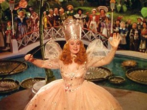 Image of Glinda the Good from the Wizard of Oz.