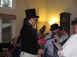 Me losing it during the exchange of vows.