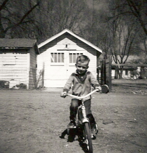 This picture was taken when I was four.