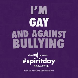 Find out how to go purple at http://glaad.org/spiritday