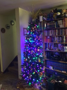 Our crazy 2014 Vegas/Cocktail Christmas tree... 