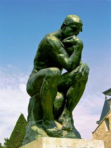 Rodin's 'The Thinker.' Photo by Andrew Horne at en.wikipedia [Public domain], from Wikimedia Commons