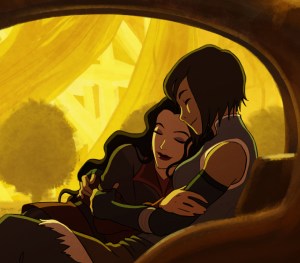 Bryan Konietzko's image for an LGBTQ suicide prevention fundraiser. He shared this excerpt on his blog and twitter before the auction.