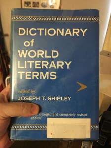 One of the presents my hubby got me. Another dictionary!