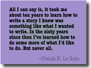 UrsulaKLeGuinLearningQuote