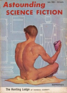 Cover, Astounding Science Fiction, July 1954.