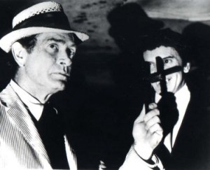 Darren McGavin and Barry Atwater in a still from The Night Stalker television movie © 1972 American Broadcasting Company