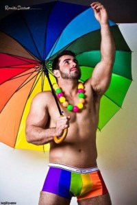 The rainbow is ours, now. You can't have it!