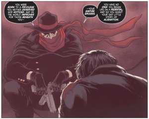 Who knows what self-delusion lurks in the hearts of white men? The Shadow knows... 