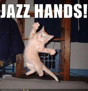 “Jazz Hands!” - ICanHasCheezeburger.Com
