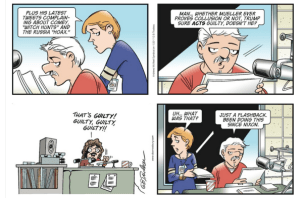Doonesbury, © 22 October 2017 Garry Trudeau: The Flashback Edition.