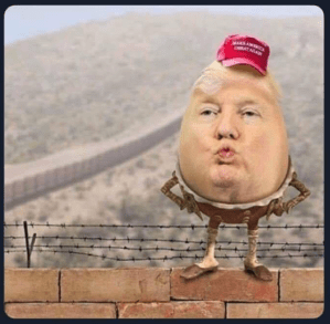Humpty Dumpty stood on a wall...