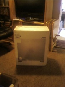 One of the pictures I took after the delivery of my Mac Pro desktop machine 10 years ago today.