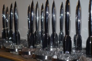 Photo © Dave Howell, designer of the base of the 2009 Hugo trophies.