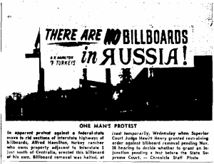 There are NO billboards in Russia!